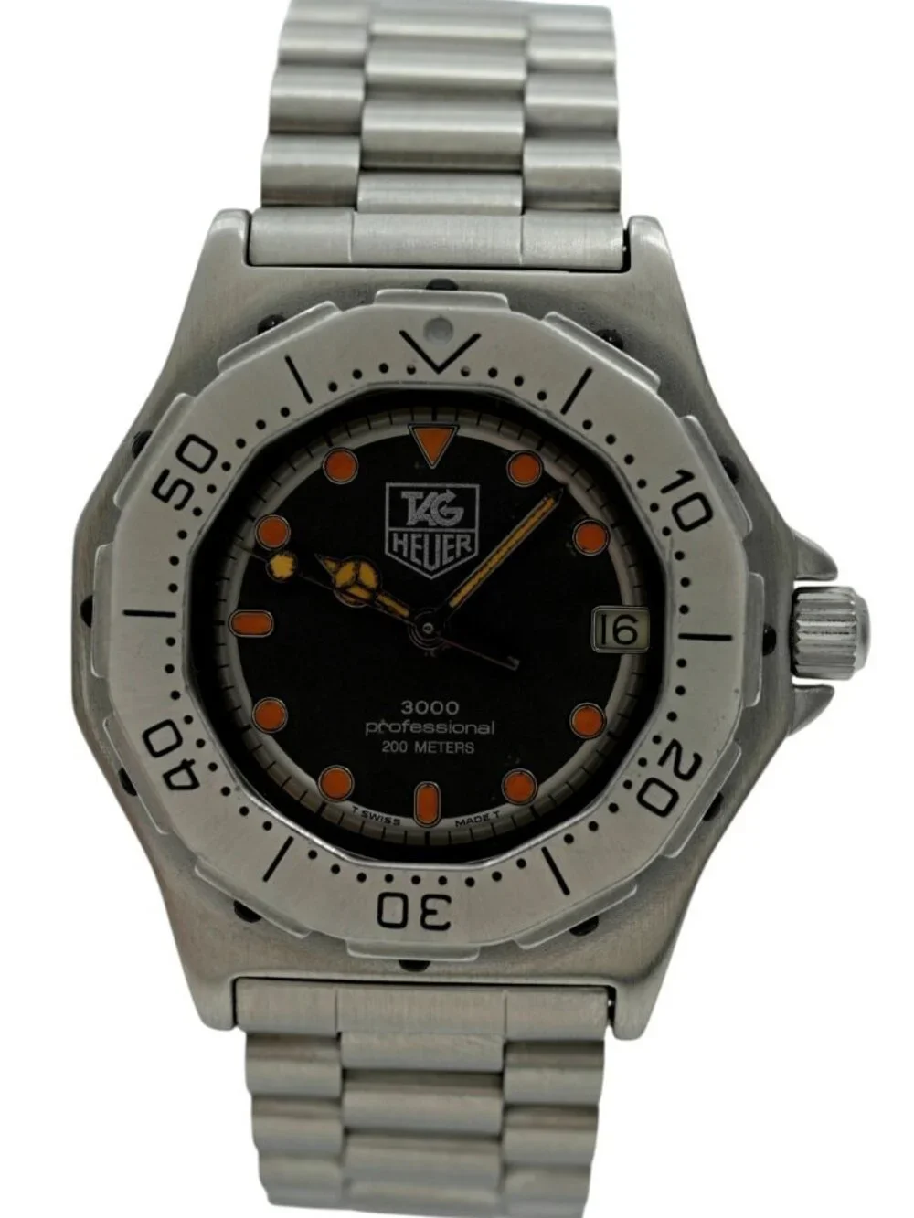 Tag Heuer Midsize 35mm Professional 3000 Series Swiss Quartz Watch Ref: 932.213!